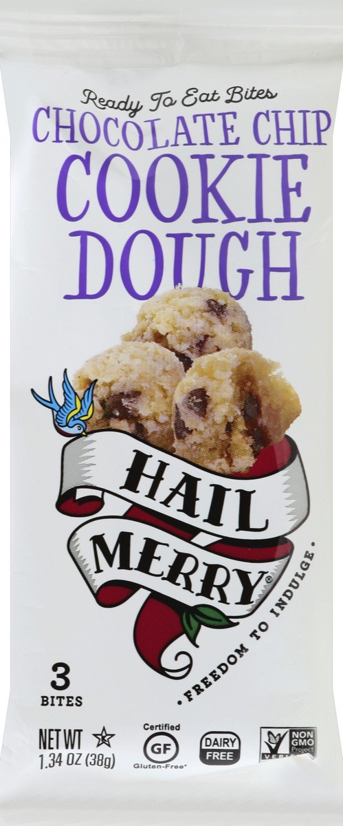 slide 4 of 5, Hail Merry Cookie Dough Bites 3 ea, 1.34 oz