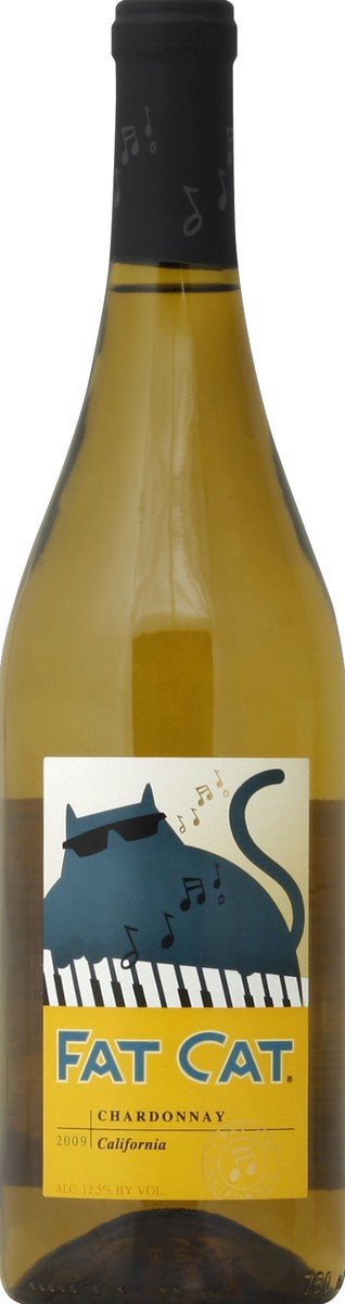 slide 2 of 2, Fat Cat Chardonnay 750 ml, 750 ml