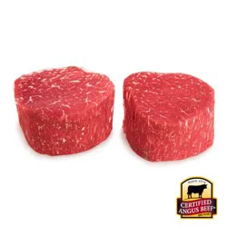 Market District Beef, Mignon Steak, Filet, Certified Angus