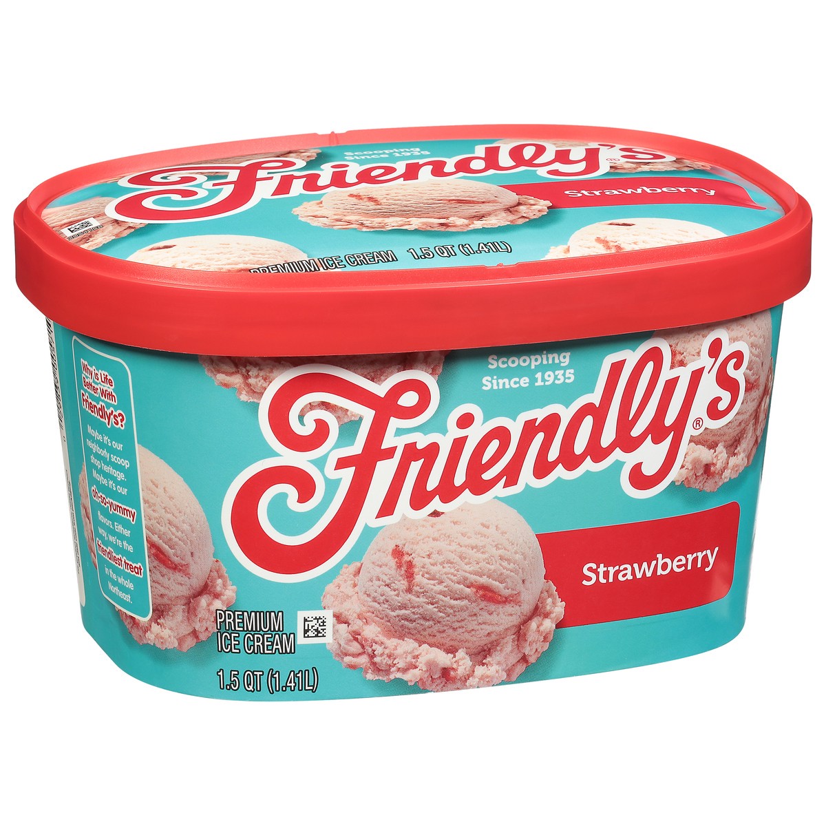 slide 2 of 9, Friendly's Ice Cream Strawberry, 48 fl oz