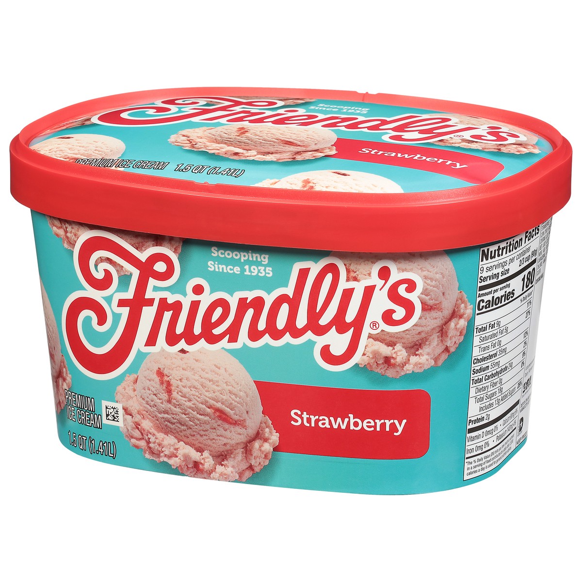 slide 3 of 9, Friendly's Ice Cream Strawberry, 48 fl oz