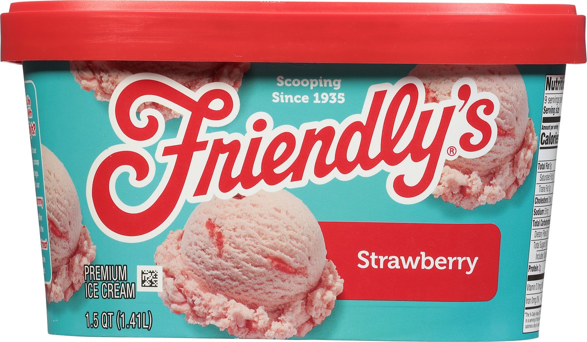 slide 6 of 9, Friendly's Ice Cream Strawberry, 48 fl oz