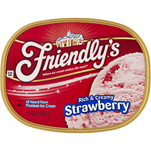 slide 8 of 8, Friendly's Ice Cream Strawberry, 48 fl oz