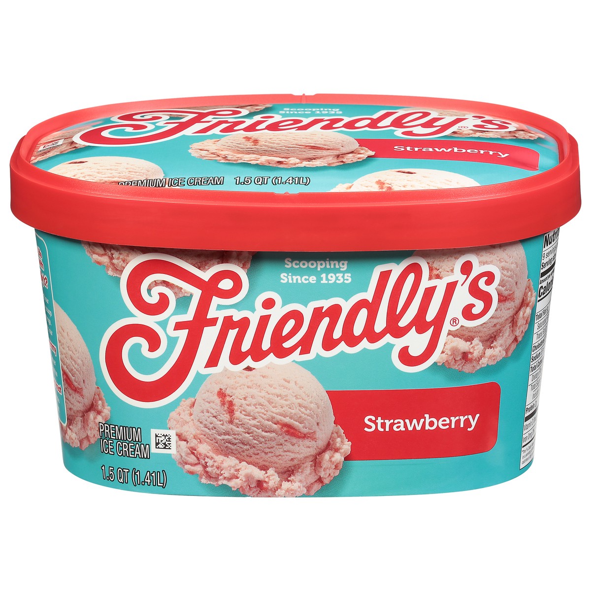 slide 1 of 9, Friendly's Ice Cream Strawberry, 48 fl oz