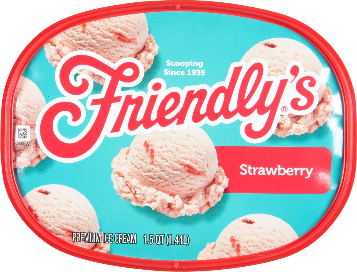 slide 9 of 9, Friendly's Ice Cream Strawberry, 48 fl oz