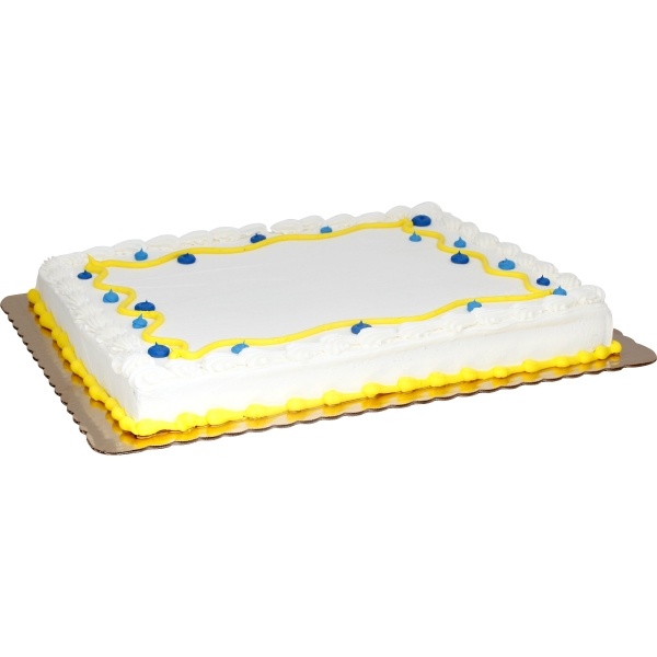 slide 1 of 1, 1/2 Sheet Filled Yellow Cake, 1 ct