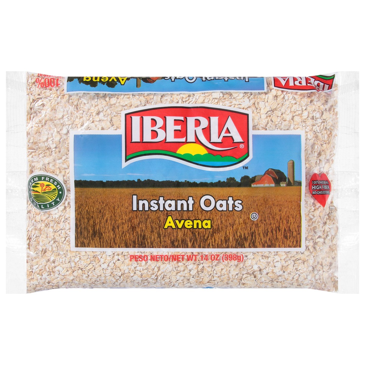 slide 6 of 14, Iberia Instant Oats 14 oz, 14 oz