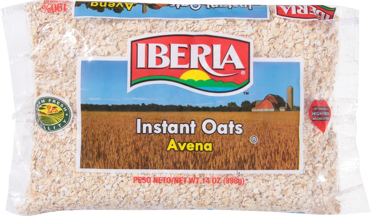 slide 9 of 14, Iberia Instant Oats 14 oz, 14 oz