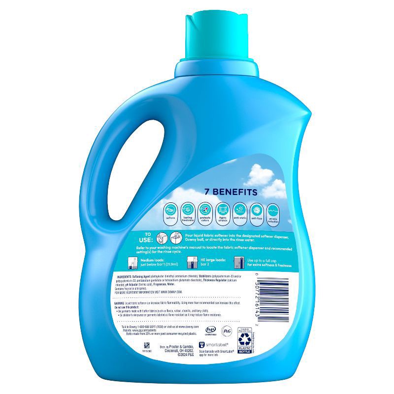 slide 3 of 12, Downy Soft Cool Cotton Liquid Fabric Softener - 100 fl oz, 100 fl oz