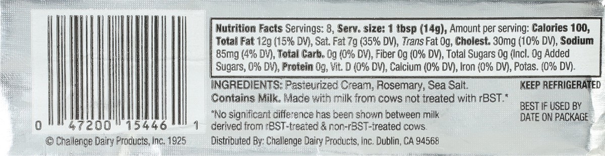 slide 11 of 14, Danish Creamery European Style Rosemary Salt Butter 4 oz, 4 oz