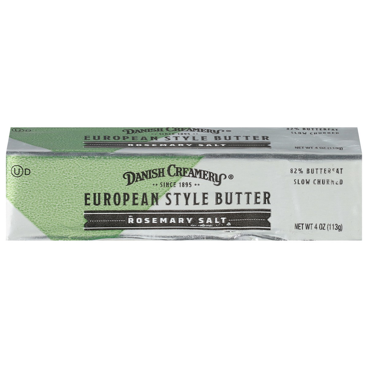 slide 1 of 14, Danish Creamery European Style Rosemary Salt Butter 4 oz, 4 oz