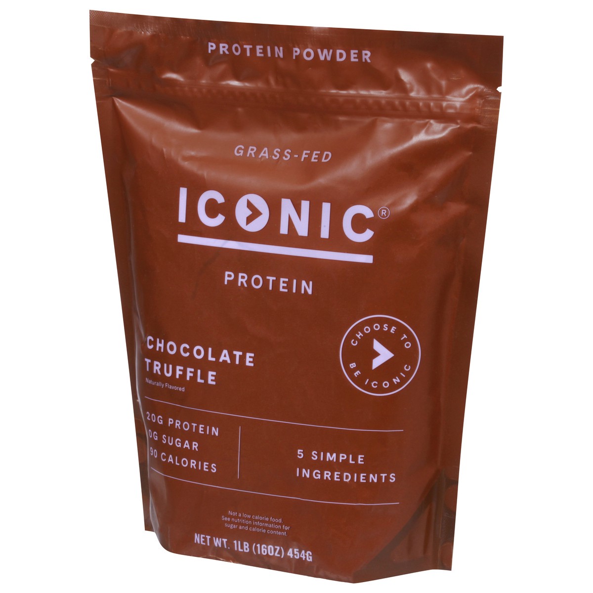 slide 4 of 11, ICONIC Chocolate Truffle Protein Powder 1 lb, 1 lb