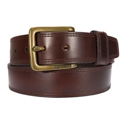 Carhartt Leather Engraved Buckle Belt - Brown - Size 42