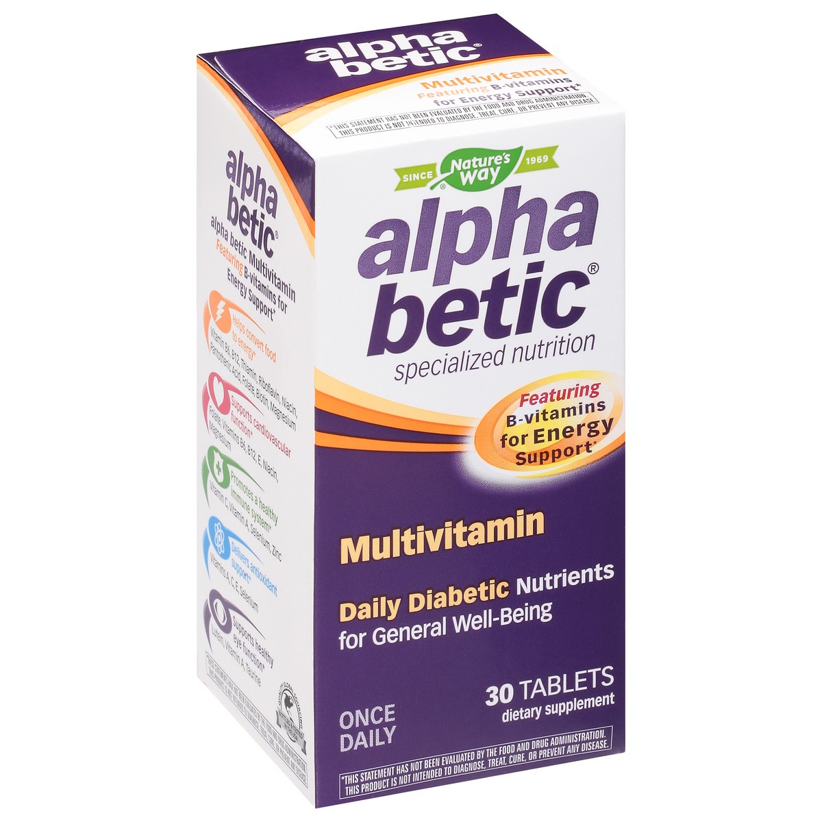 slide 7 of 9, Nature's Way Alpha Betic Multivitamin 30 Tablets, 30 ct