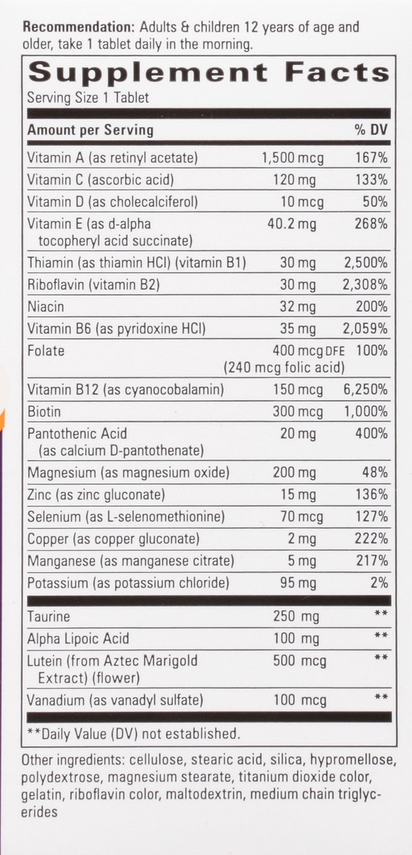 slide 3 of 9, Nature's Way Alpha Betic Multivitamin 30 Tablets, 30 ct