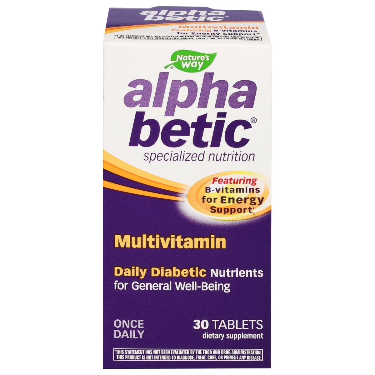 slide 1 of 9, Nature's Way Alpha Betic Multivitamin 30 Tablets, 30 ct