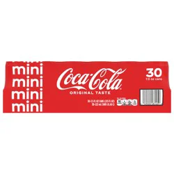 Coca-Cola Cans, 7.5 fl oz, 30 Pack