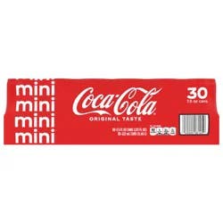 Coca-Cola Cans, 7.5 fl oz, 30 Pack