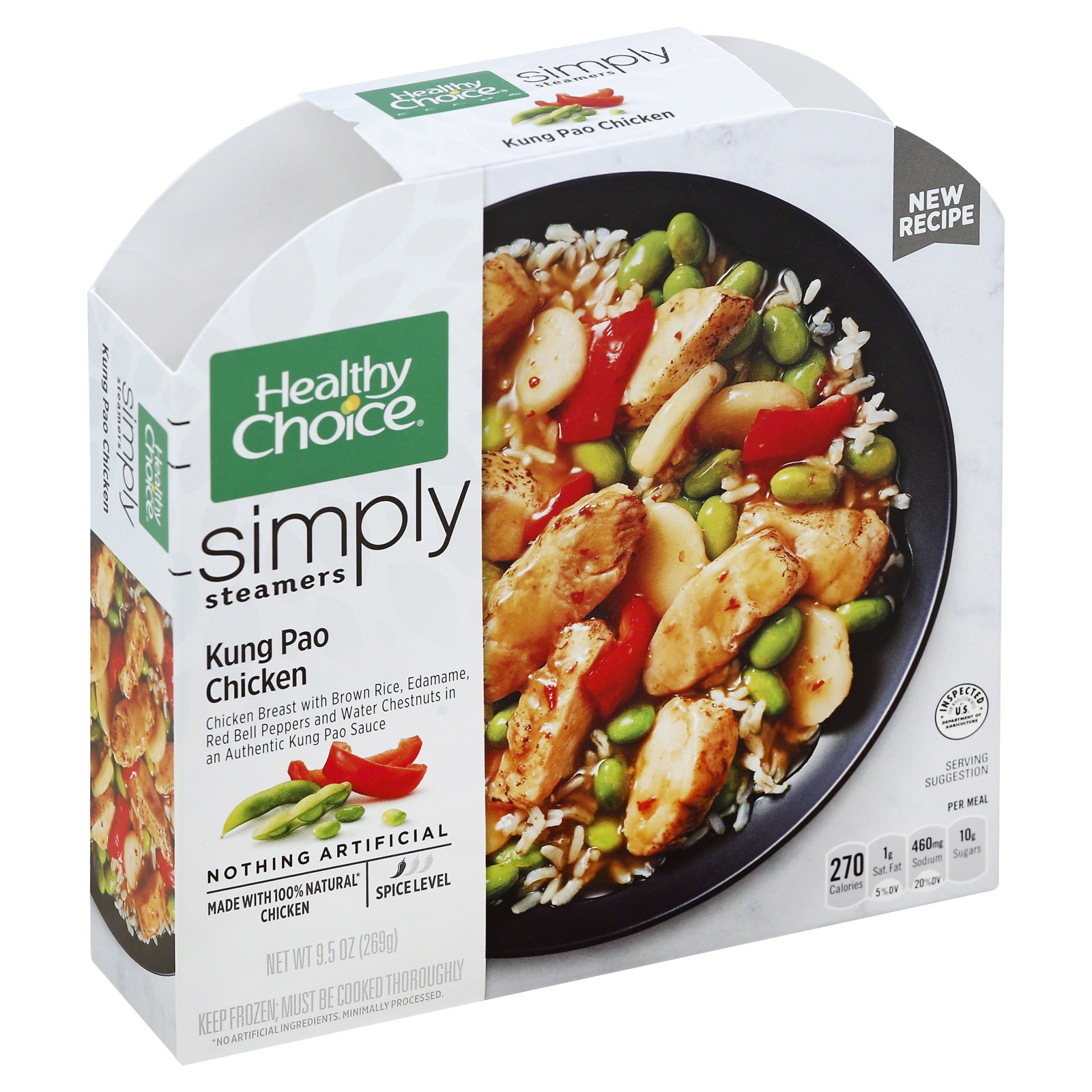 slide 1 of 1, Healthy Choice Simply Steamers Kung Pao Chicken, 9.5 oz