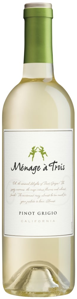 slide 1 of 2, Menage a Trois Pinot Grigio , 750 ml