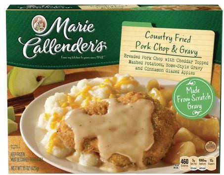 slide 1 of 4, Marie Callender's Marie Callender''s Frozen Dinner, Country Fried Pork Chop & Gravy, 15 Ounce, 15 oz