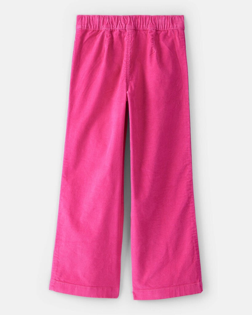 slide 3 of 3, Carter's Girls Corduroy Wide-Leg Pants - Pink Fuchsia 4, 1 ct