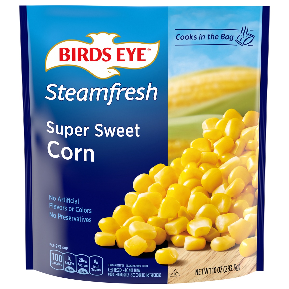 slide 1 of 9, Birds Eye Steamfresh Selects Frozen Super Sweet Corn, 12 oz