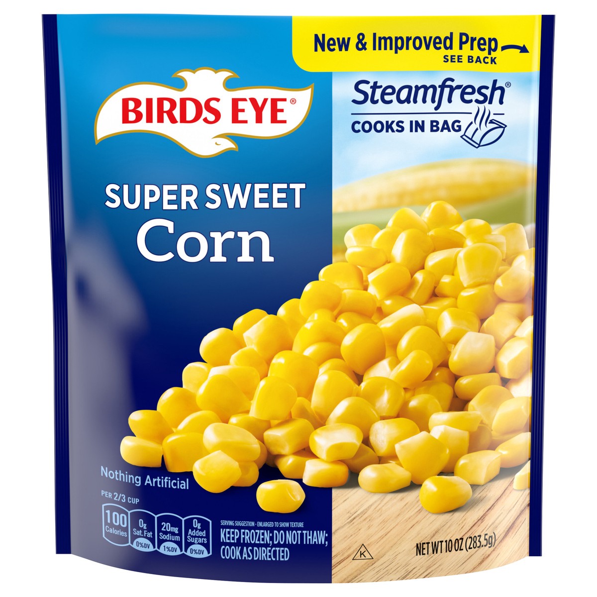 slide 1 of 5, Birds Eye Super Sweet Corn, Frozen Vegetables, 10 oz. Bag, 10 oz