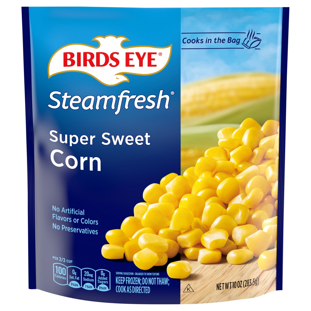 slide 1 of 5, Birds Eye Super Sweet Corn, Frozen Vegetables, 10 oz. Bag, 10 oz
