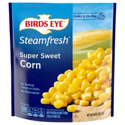Birds Eye Super Sweet Corn, Frozen Vegetables, 10 oz. Bag