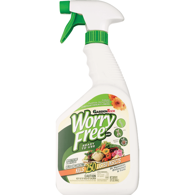 slide 1 of 1, Garden Tech Worry Free Brand Outdoor Insect Spray, 32 oz, 1 qt