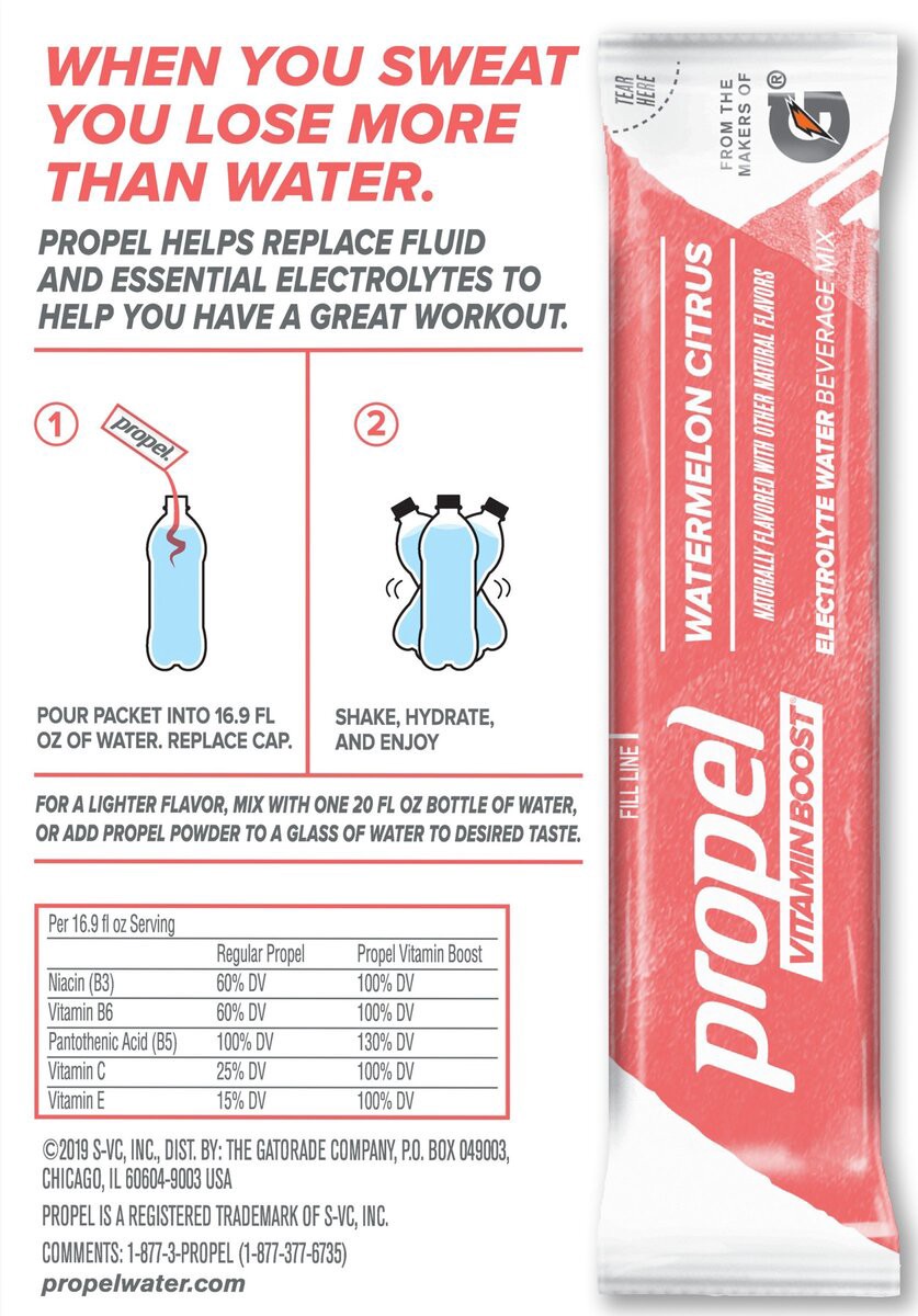 slide 7 of 9, Propel Enhanced Water, 10 ct