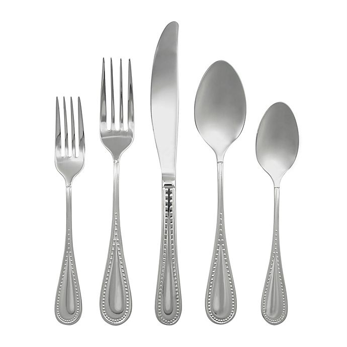 slide 1 of 2, Gourmet Settings Promise Flatware Place Setting, 5 ct