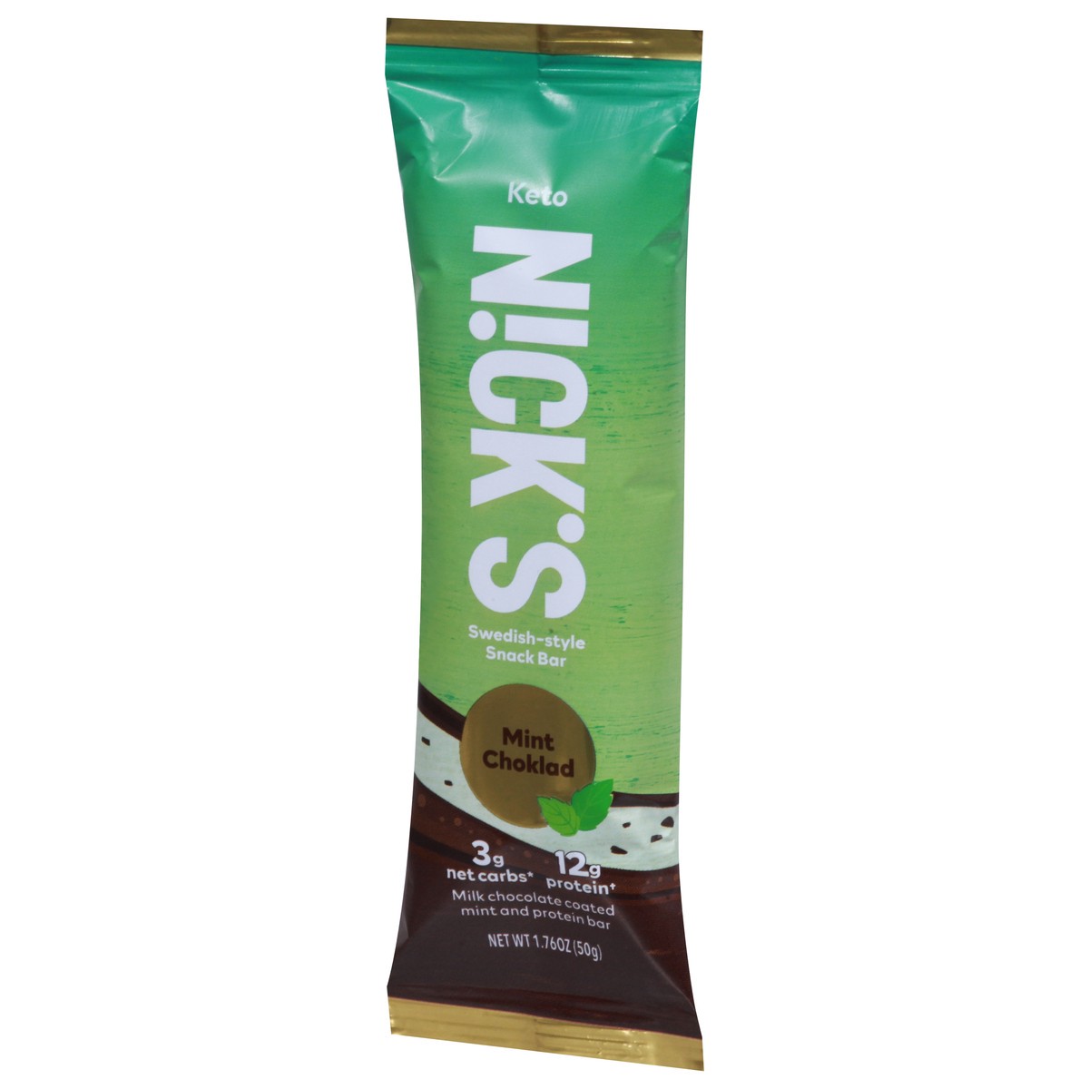 slide 4 of 9, Nick's Mint Chocolate Protein Bar - Singles, 1.76 oz