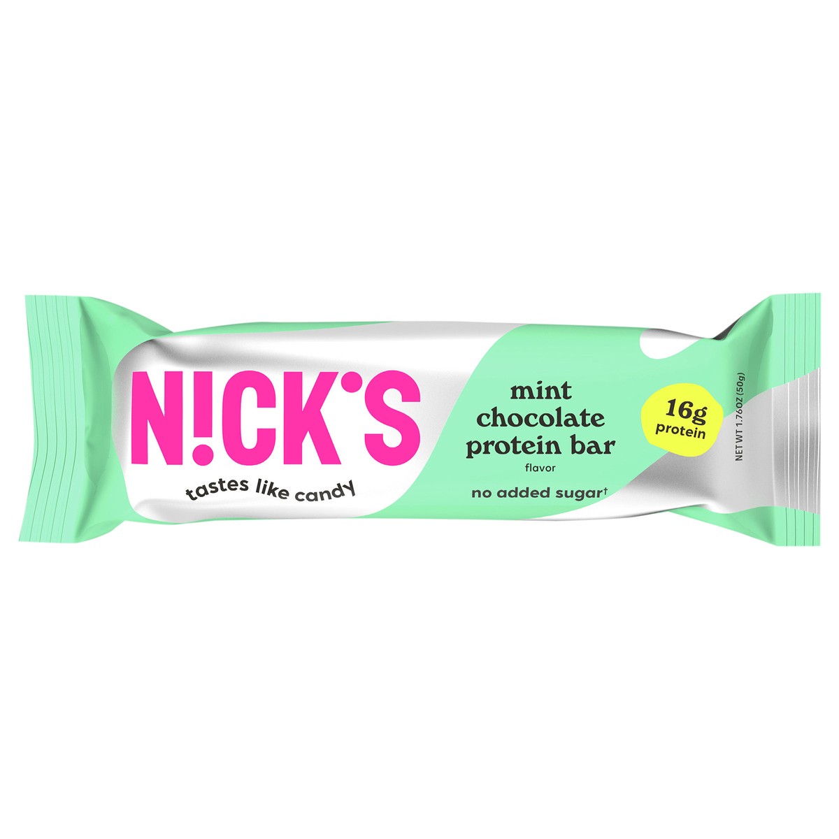 slide 1 of 9, Nick's Mint Chocolate Protein Bar - Singles, 1.76 oz