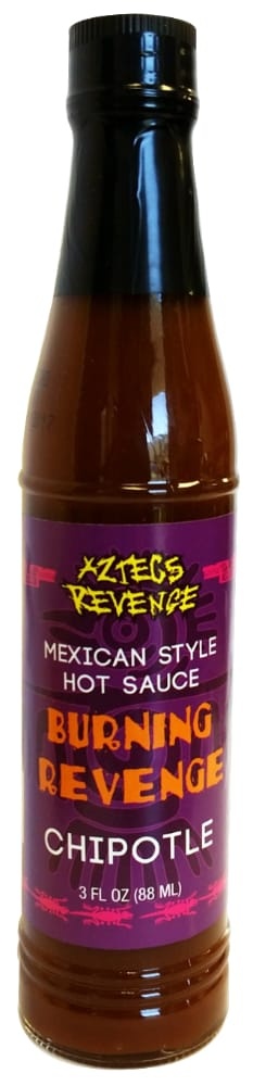 slide 1 of 1, Old World Aztecs Revenge Burning Chipotle Hot Sauce, 3 fl oz