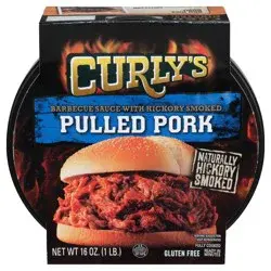 Curly's Pulled Pork with BBQ, 16 oz