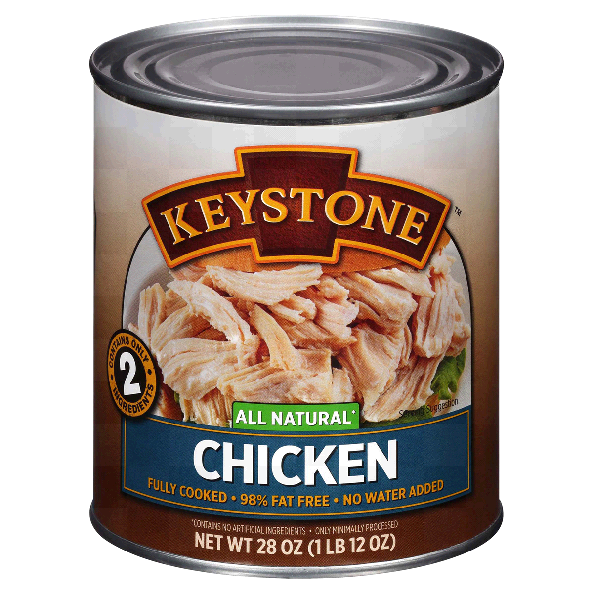 slide 1 of 9, Keystone Fully Cooked Chicken, 28 oz