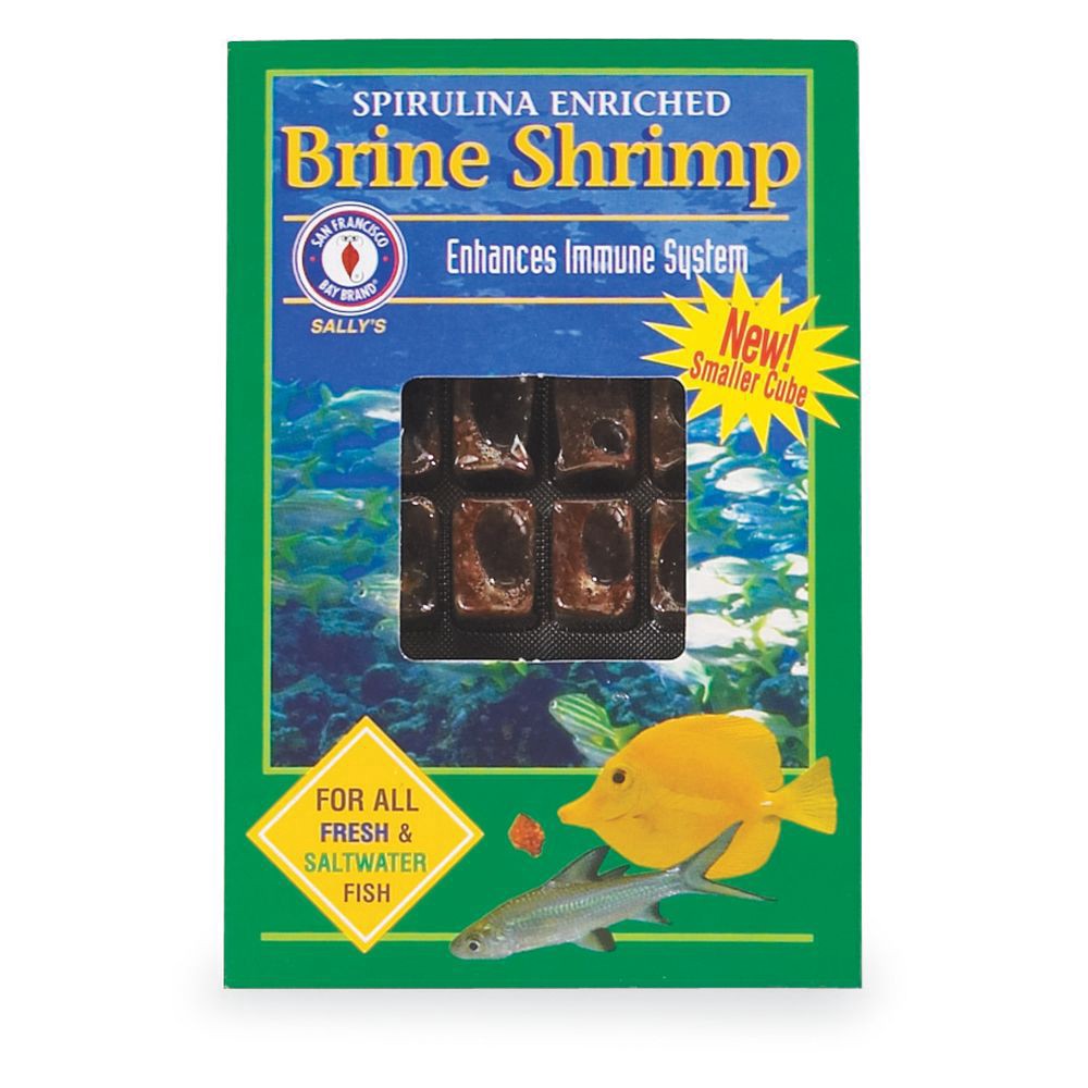 slide 1 of 1, SF Bay Coffee San Francisco Bay Brand® Sally's Frozen Spirulina Brine Shrimp™ Frozen Fish Food, 3.5 oz