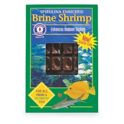 SF Bay Coffee San Francisco Bay Brand® Sally's Frozen Spirulina Brine Shrimp™ Frozen Fish Food