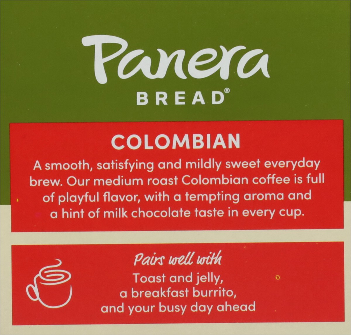 slide 5 of 9, Panera Bread Cups Medium Roast Colombian Coffee - 10 ct, 10 ct