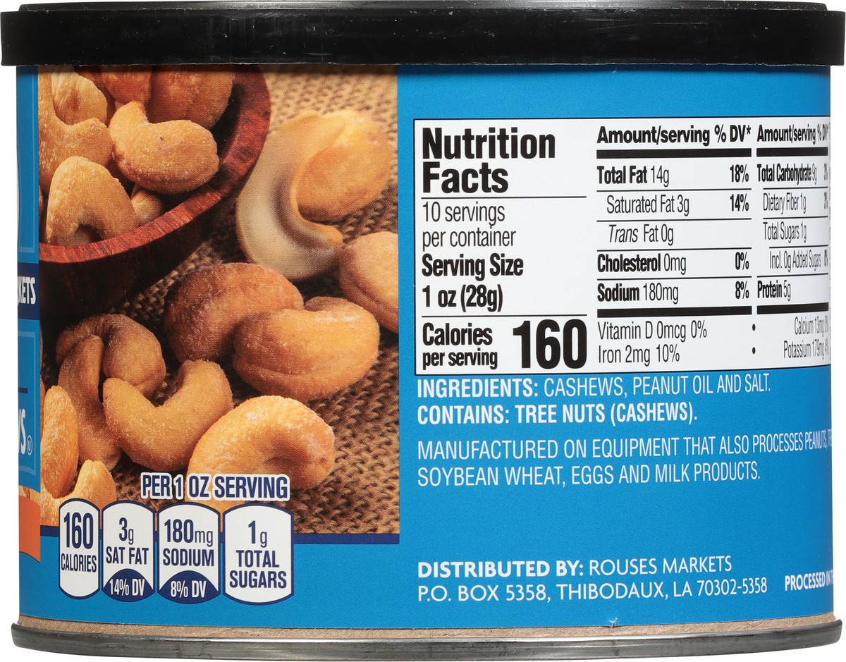 slide 2 of 9, Rouses Markets Rous Jumbo Cashews - 10 oz, 10 oz