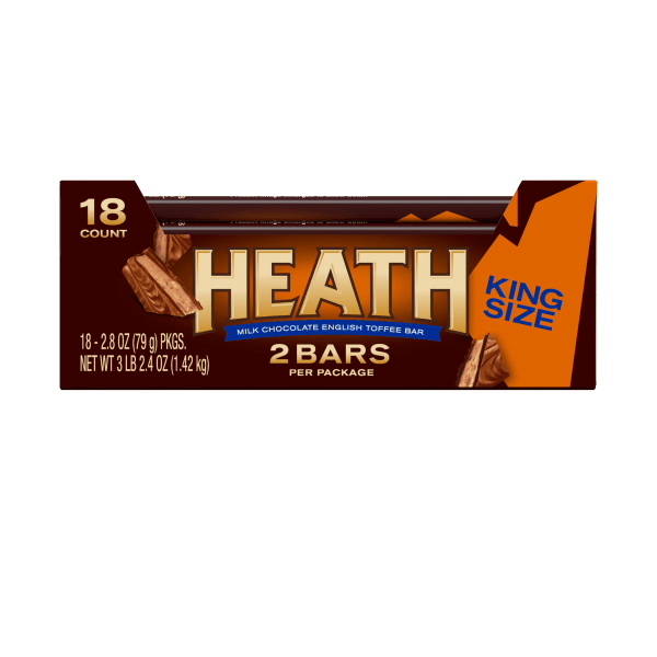 slide 3 of 4, Heath King Size Milk Chocolate English Toffee Bar, 2.8 oz