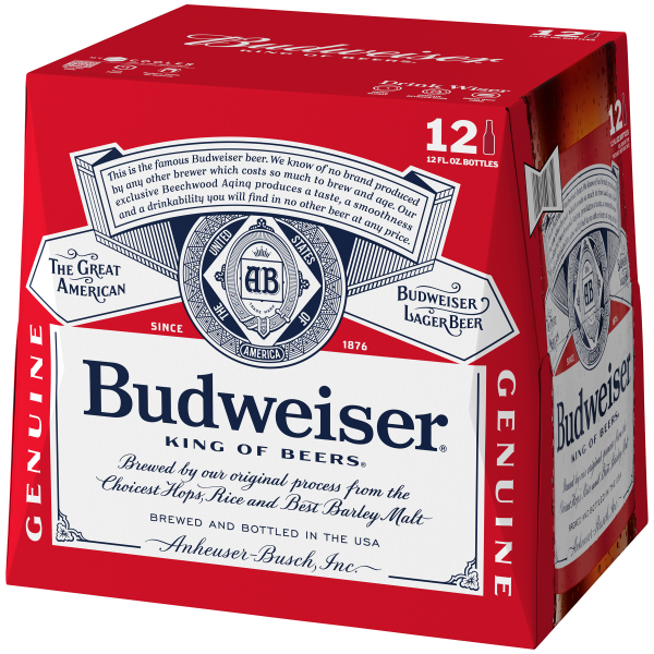 slide 8 of 10, Budweiser Beer, 12 Pack Beer, 12 FL OZ Bottles, 5% ABV, 12 ct; 12 oz