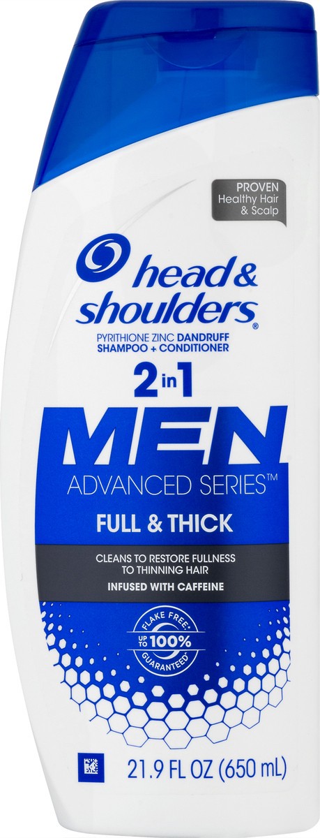 slide 5 of 8, HEAD & SHOULDERS Head&Shoulders Men 2In1 Shampoo&Conditioner Full&Thick, 1 ct