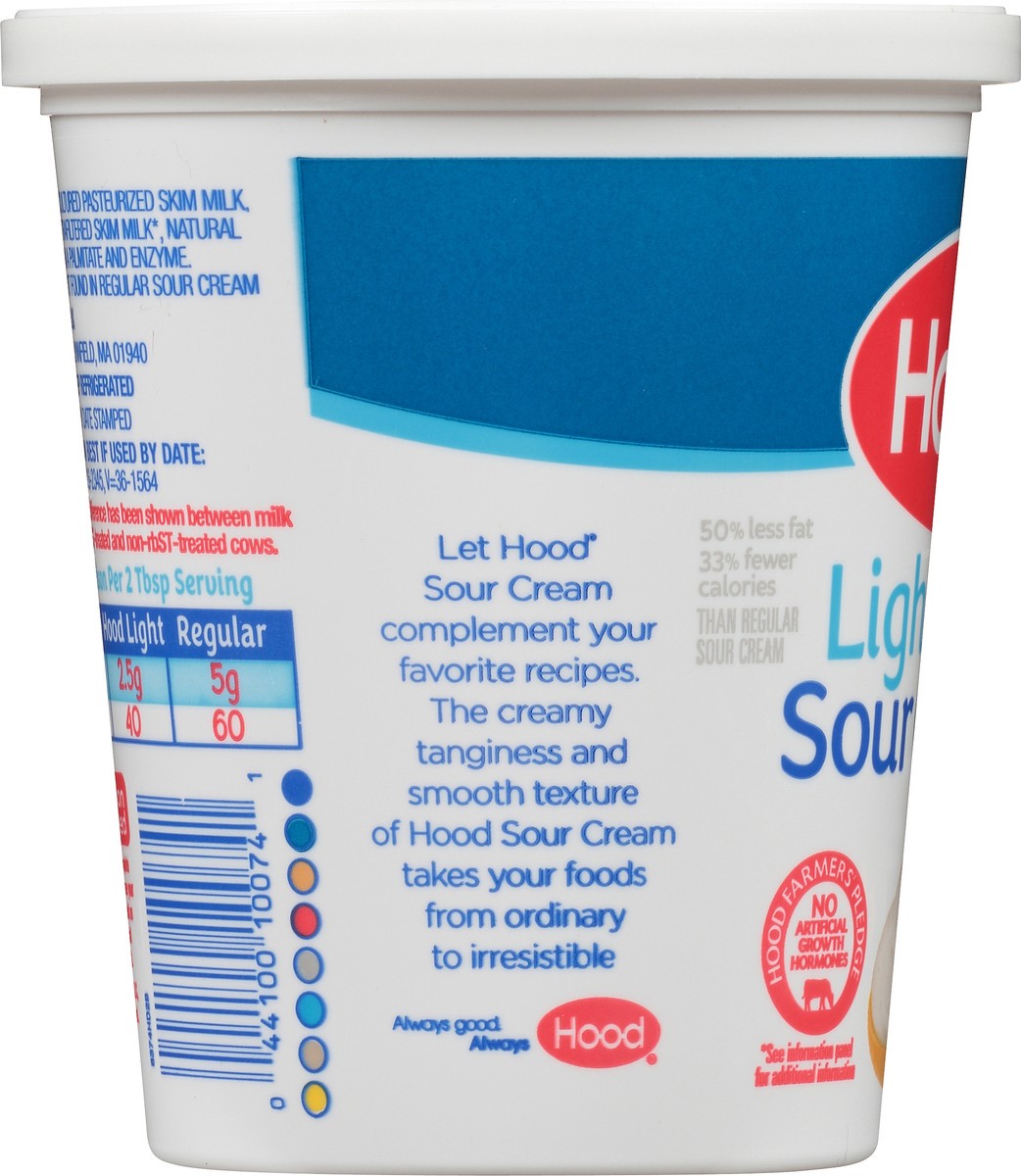 slide 4 of 8, Hood Light Sour Cream 16 oz. Tub, 16 oz