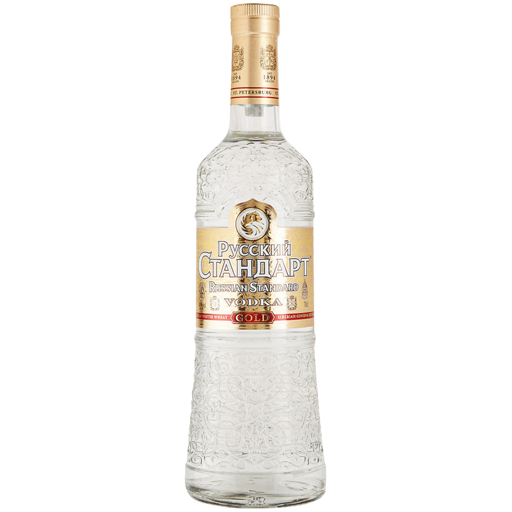 slide 1 of 1, Russian Standard Gold Vodka, 1 liter