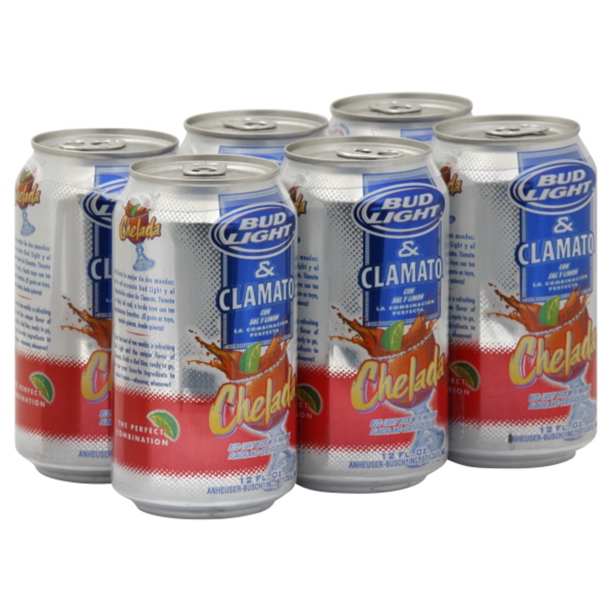 slide 2 of 2, Bud Light Clamato Chelada 6Pk, 6 ct; 12 oz