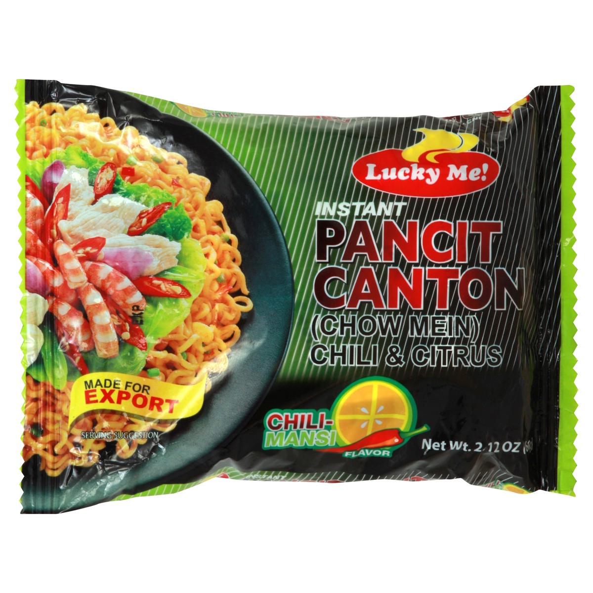 slide 8 of 8, Lucky Me! Lucky Me Pancit Canton Chili Citrus - 2.12 Oz, 2.12 oz