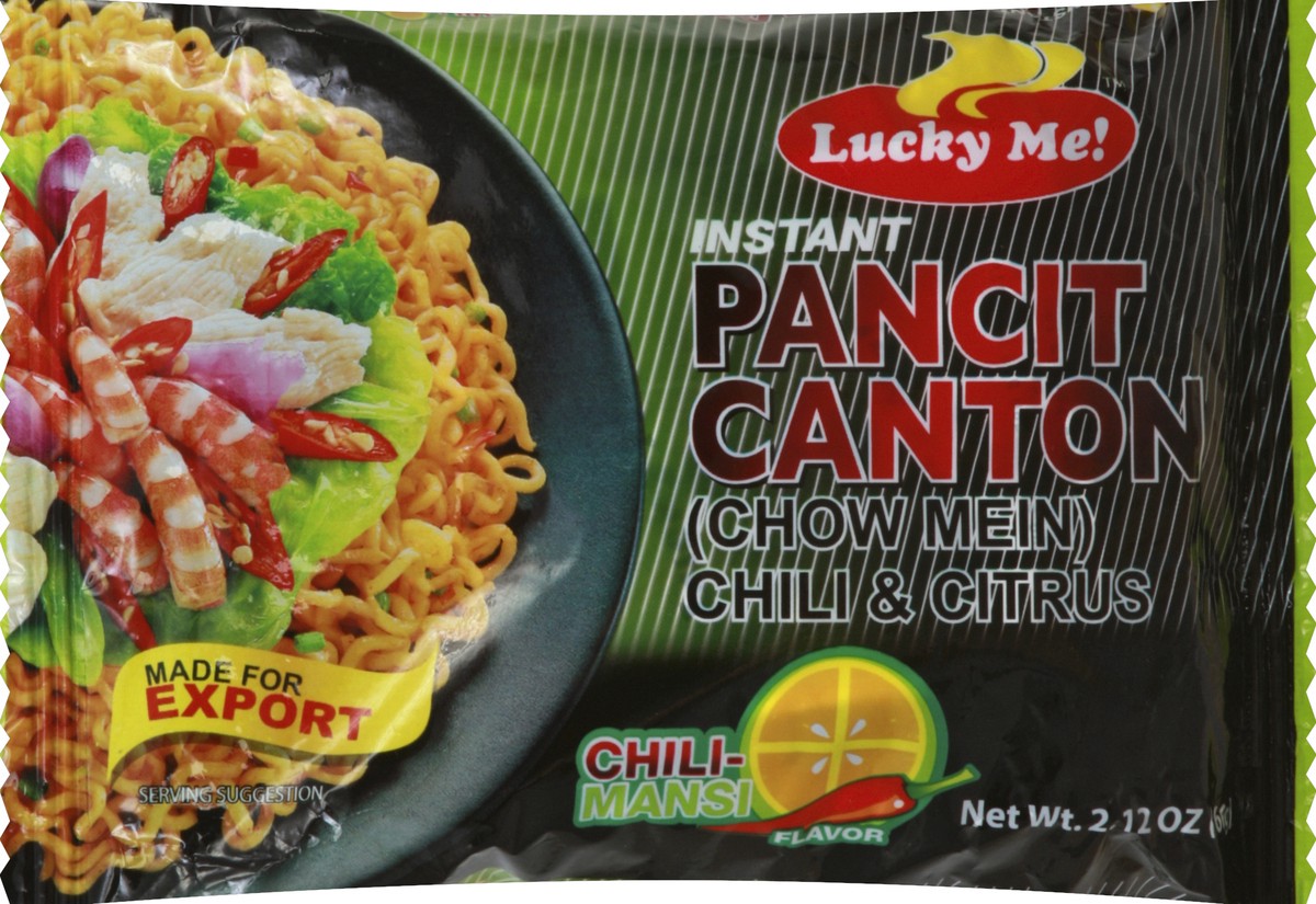 slide 1 of 8, Lucky Me! Lucky Me Pancit Canton Chili Citrus - 2.12 Oz, 2.12 oz